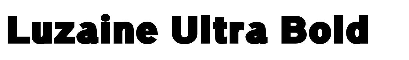Luzaine Ultra Bold